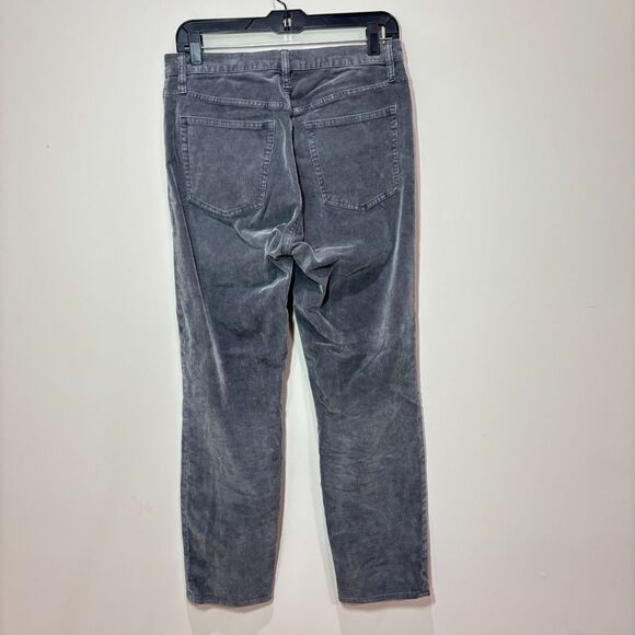 J Crew Vintage Straight Corduroy Pants Women 29 Gray White Bundle Preppy Autumn - Picture 4 of 13